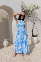 Maxikleid „The Voyage Edit“ Blau