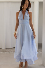 Maxikleid "City Lights Calling" Blau