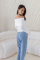 First Class Fantasy Off-Shoulder-Top Weiß
