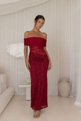 Emery Maxikleid Pflaume