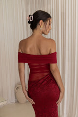 Emery Maxikleid Pflaume