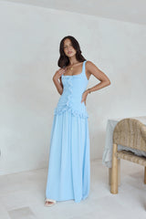 Shoreline Luxe Maxikleid Blau