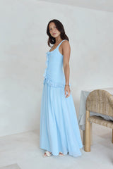 Shoreline Luxe Maxikleid Blau