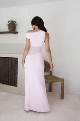 Naelle One-Shoulder Maxikleid Musk