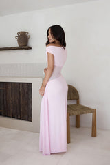 Naelle One Shoulder Maxikleid Musk