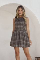 Sunrise Escapade Mini-Kleid Juno Check