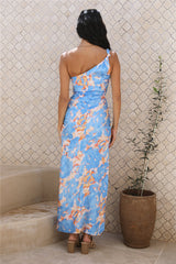 Maxikleid „Last Time“ Blau