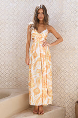 Sonnenlicht Maxikleid Gelb