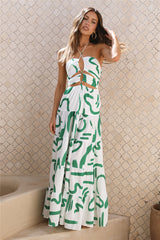 SEVEN WONDERS Yorkalina Maxikleid Smaragd