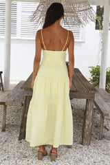 Make It Natural Maxikleid Gelb