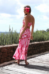 Platonischer Maxirock Pink