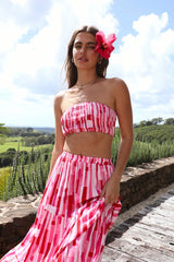 Platonisches Crop Top Rosa