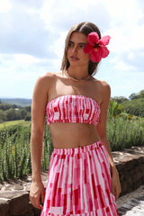 Platonisches Crop Top Rosa