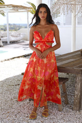 Sweet Music Maxikleid Orange