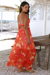 Sweet Music Maxikleid Orange