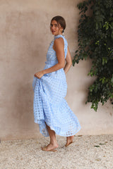 Kiss Me Maxi-Kleid Blau