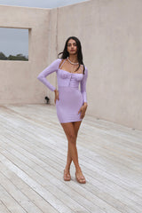 Kleid „Die Zeit vergeht“ Violett