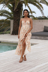 Maxikleid Sommerparadies orange