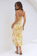 Sunkissed Midikleid Gelb