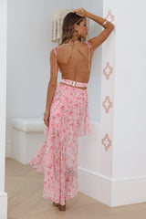 Maxikleid Changing Seasons Rosa
