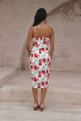 HELLO MOLLY Pretty Petal Girl Midikleid Rot