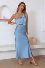 Maxikleid „Over Again“ Blau