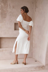 Luna Eclipse Maxikleid Weiß