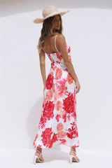 Verbotene Liebe Maxikleid Rosa
