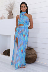 Maxikleid „Deep Desire“ in Blau