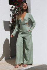 Happy Moments Jumpsuit Salbei