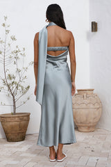 Maxikleid „Over The Pond“ in Blau