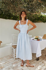 Wandering Soul Maxikleid Blau