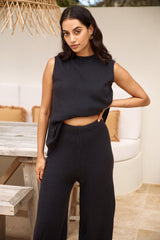 Cozy Evenings Top Schwarz