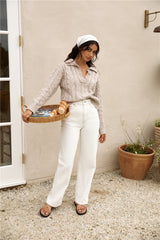 LEE High Baggy Jean Bio Weiß