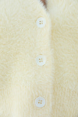 Strickjacke "Am Kamin" Gelb