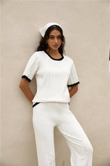 Knit-Top „Colder Days“ in Weiß