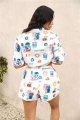 Santorini Sommer-Set Blau