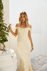 Off The Record Maxi-Kleid Gelb