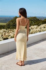 Wildblumen Maxikleid Gelb