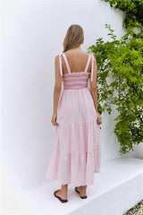Sweet Whispers Maxikleid Rosa
