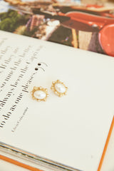 18 Karat vergoldete Quiet Luxury Ohrringe Gold