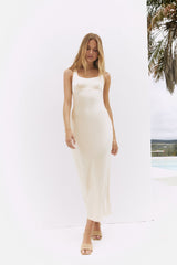 Moonlit Sway Midikleid Gelb