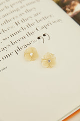 18 Karat vergoldete Ohrringe „Soft Petals“ Gold