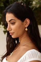 18 Karat vergoldete Shore Discovery Ohrringe Gold