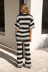 Airport Mode Strickshirt Schwarz