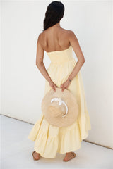 Love In The Summer Maxikleid Gelb