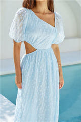 Clarity Maxikleid Blau