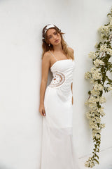 Maxikleid Amalfi Amore Weiß