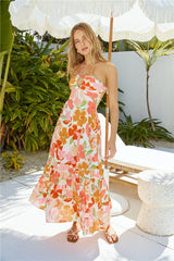 Maxikleid Sommerhitze Orange
