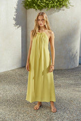 Nicht so kleines Maxikleid Gelb